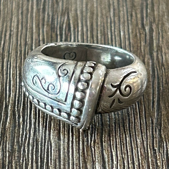 Jewelry - Brighton Silver Caviar Dot Sterling Silver 925 Ring - Retired. Great Shape.